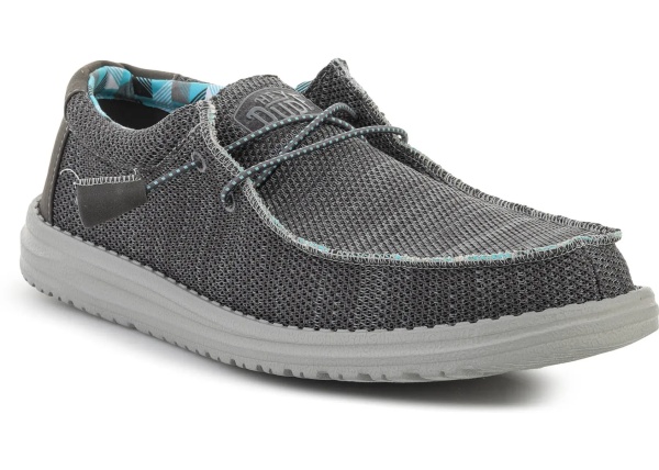 Sneakers Lifestyle shoes Hey Dude Wally Sox Charcoal