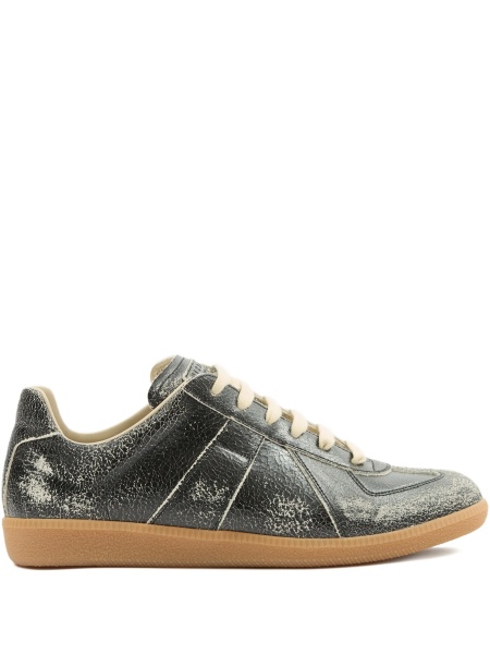 Sneakers Maison Margiela replica negri din piele