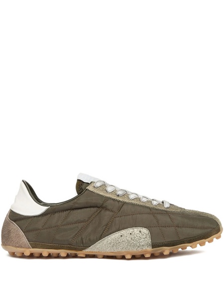 Sneakers Maison Margiela verzi din polyester si piele intoarsa