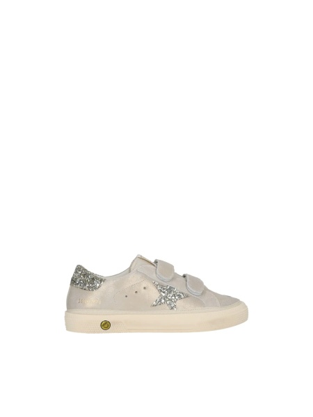 Sneakers MAY SCHOOL LAMINATED SUEDE UPPER TOE VAMP AND TONGUE GLITTER STAR AND HEEL