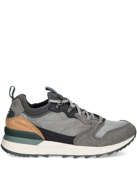 Sneakers Merrell gri din nylon si piele intoarsa