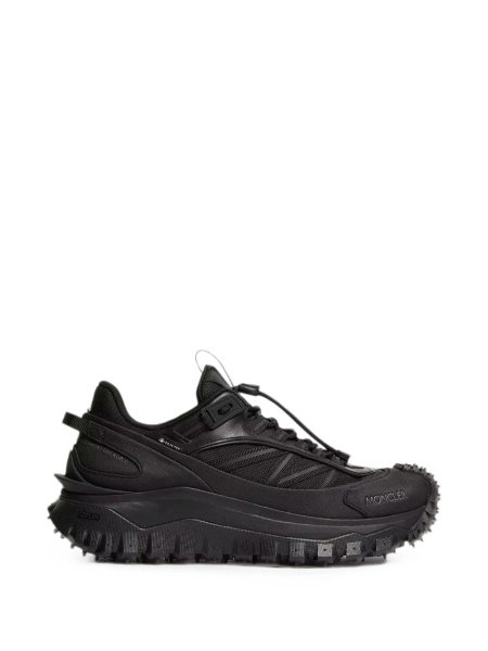 Sneakers Moncler negri din piele si poliamida