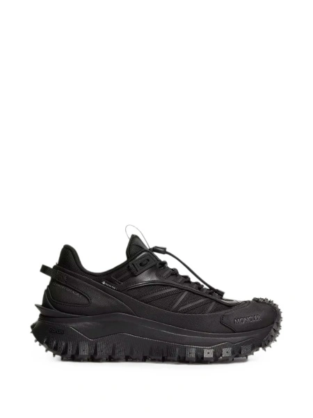 Sneakers Moncler negri din piele si poliamida