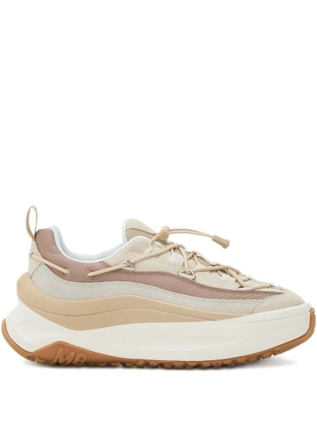 Sneakers Moon Boot neutri din piele si polyester