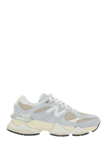 Sneakers New Balance '9060' gri din piele