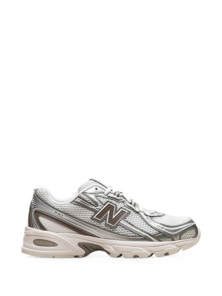 Sneakers New Balance albi din plasa si poliuretan