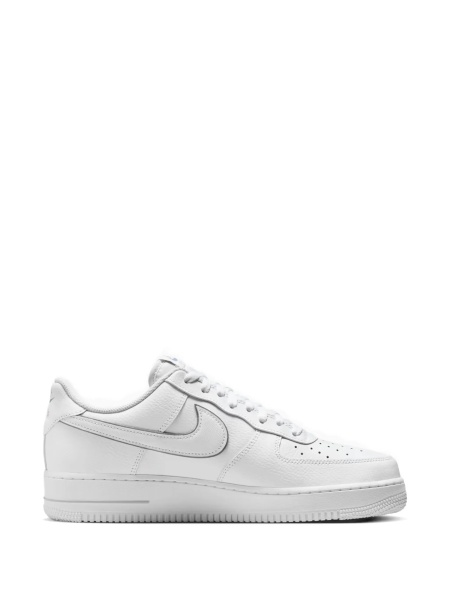 Sneakers Nike air force 1 albi din piele si piele eco