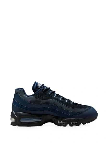 Sneakers Nike air max albastri din material textil si piele eco