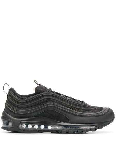 Sneakers Nike air max negri din polyester si piele