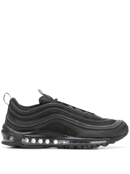 Sneakers Nike air max negri din polyester si piele