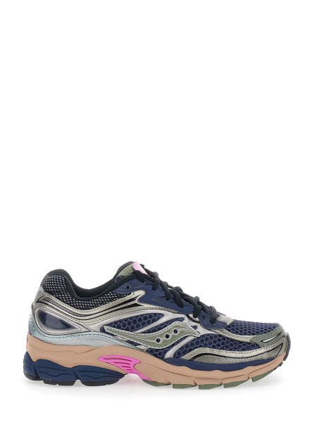 Sneakers 'Omni 9' Blue Low Top Sneakers with Perforated Design and Logo Patch on the Tongue in Tech Fabric Unisex