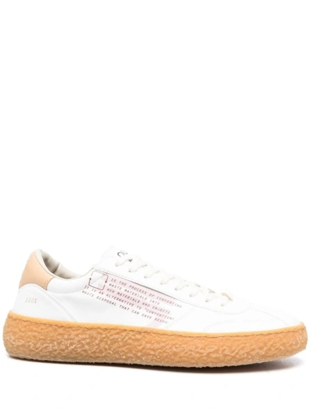 Sneakers PURAAI albi din poliuretan