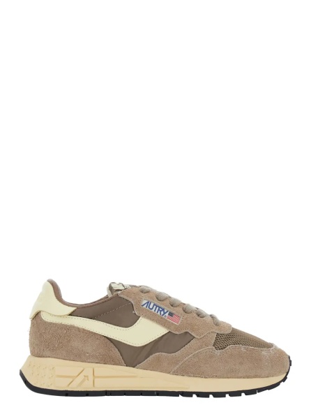 Sneakers 'Reelwind' Brown Sneaker Low Top with Logo Patch on Tongue and Side in Suede for Women