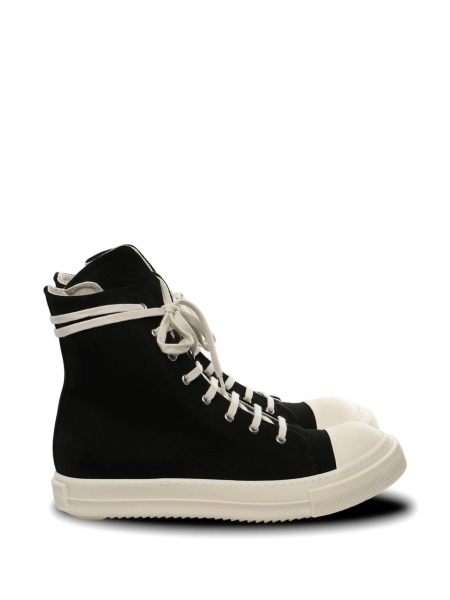 Sneakers Rick Owens negri din vascoza si poliuretan