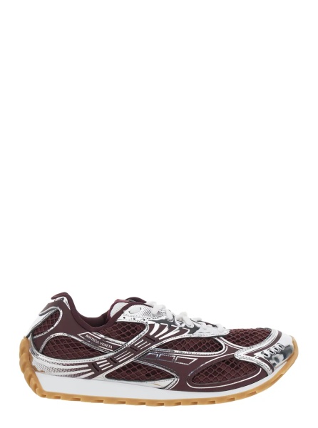 Sneakers Running Sneaker 'Orbit' with Logo Lettering Detail in Bordeaux Tech Fabric for Men