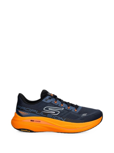 Sneakers SKECHERS albastri din material textil si fibre
