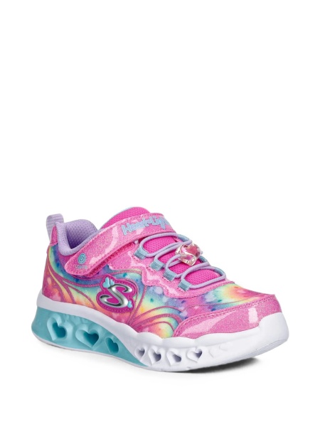 Sneakers SKECHERS roz din material textil si fibre