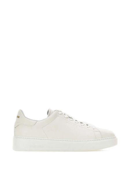 Sneakers Woolrich albi din piele