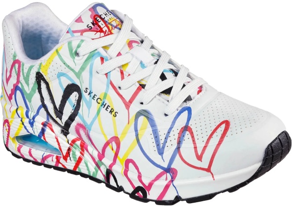 Sneakers x JGoldcrown Uno - Spread the Love WHT/PNK/TURQ