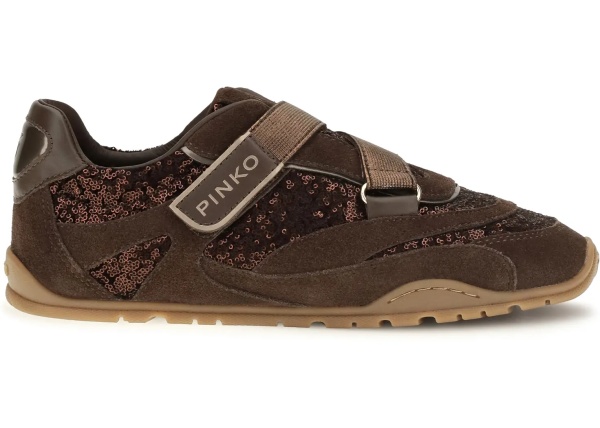 Sneakers Yulia suede Sneakers with sequins
