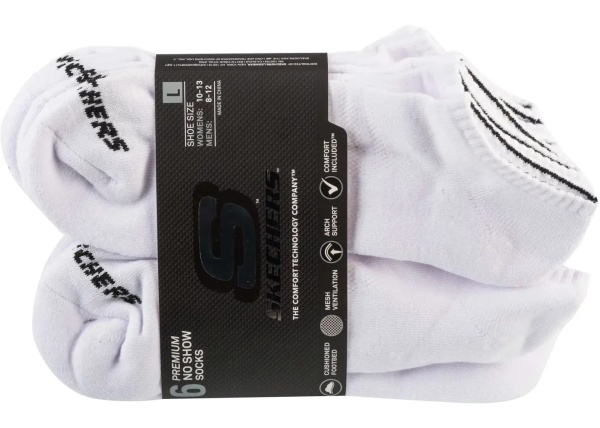 Sosete 6pk Unisex 1/2 Terry Crew Socks