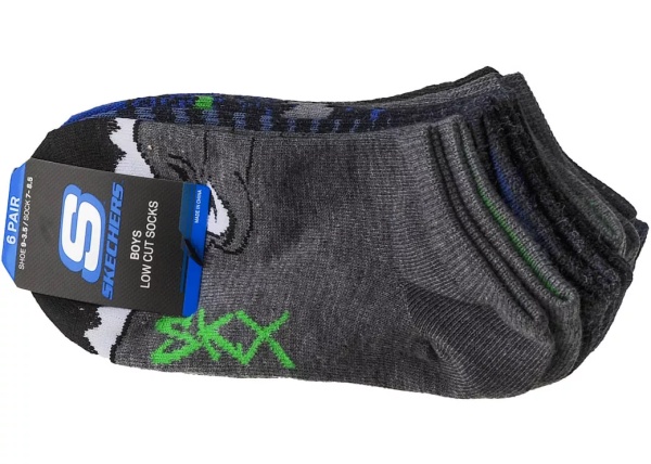 Sosete Boys 6pk Low Cut Dinos