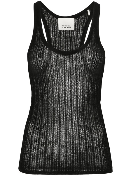 Top tricotat Isabel Marant negru