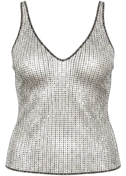 Topuri Crystal mesh top