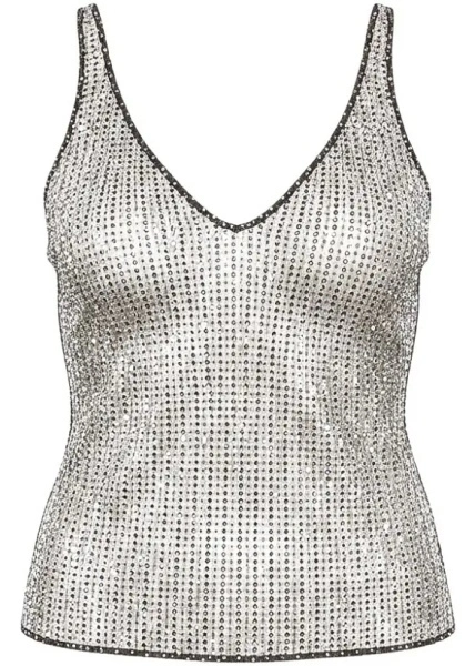 Topuri Crystal mesh top