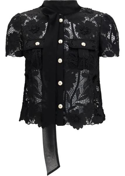 Topuri Tie-neck Top