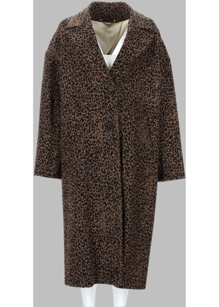 Trenciuri Cappotto Monopetto Cocoon In Lana