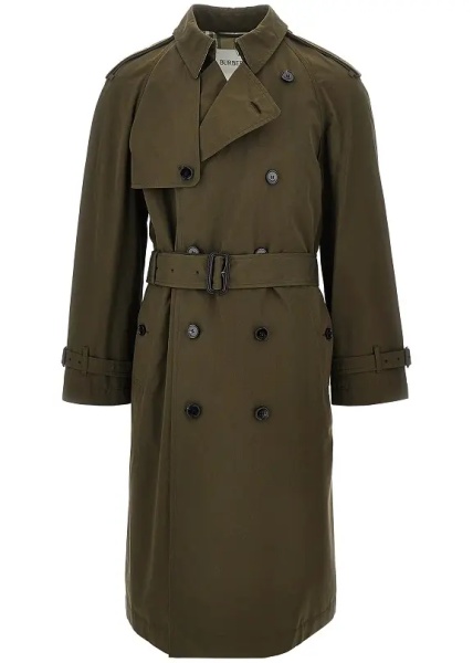 Trenciuri Cotton long trench coat