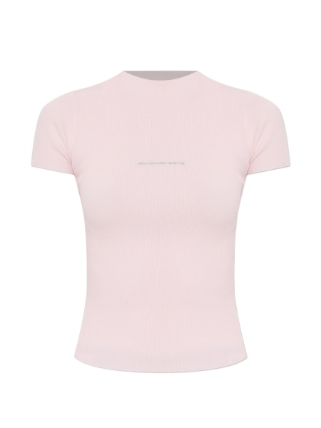 Tricou Alexander Wang roz din poliamida