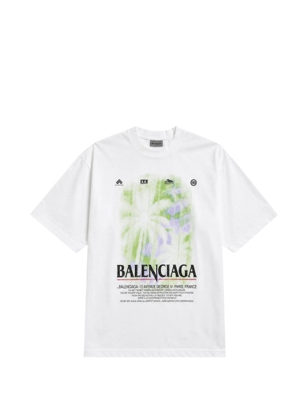Tricou Balenciaga alb