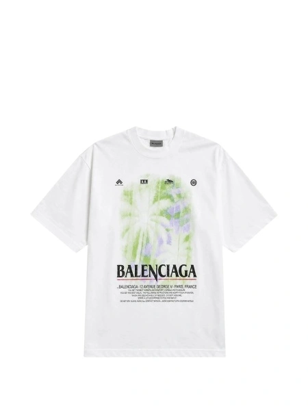 Tricou Balenciaga alb