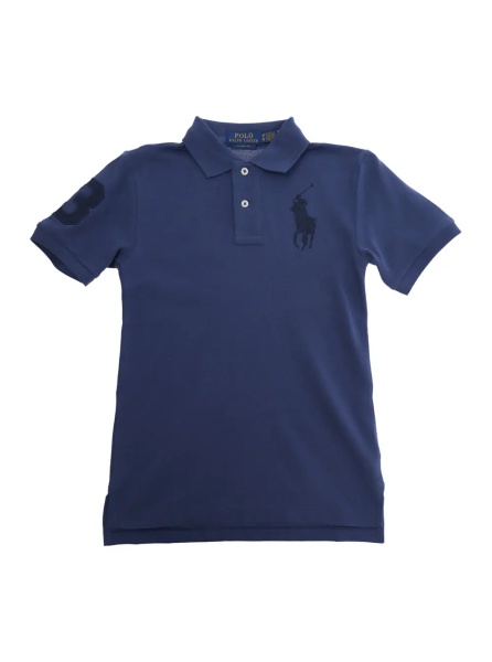 Tricou Blue T-Shirt with Round Neck for Men
