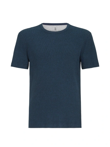 Tricou Brunello Cucinelli albastru