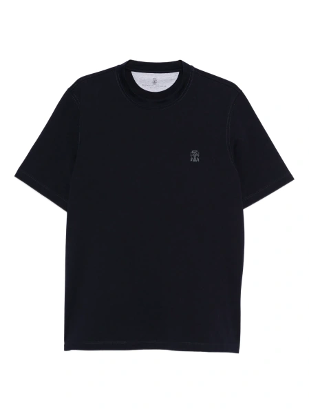 Tricou Brunello Cucinelli albastru