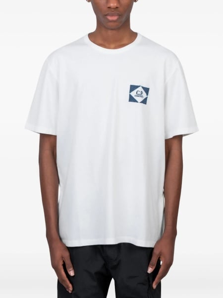 Tricou C.P. Company alb