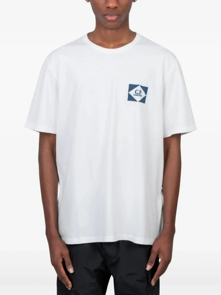 Tricou C.P. Company alb
