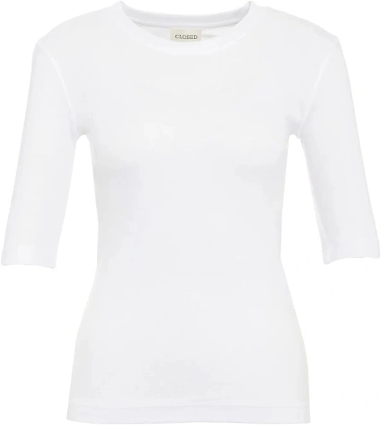 Tricou CLOSED alb din bumbac