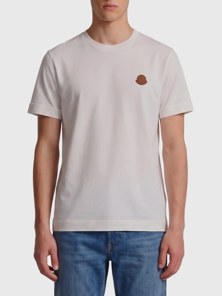 Tricou Cotton T-Shirt With Leather Logo