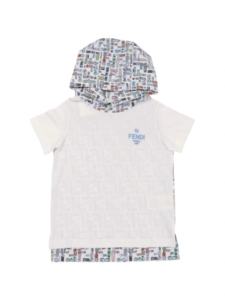 Tricou Fendi alb