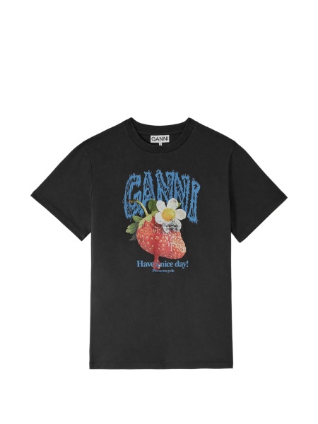 Tricou Ganni negru