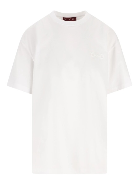 Tricou Gucci Horsebit alb