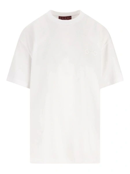 Tricou Gucci Horsebit alb