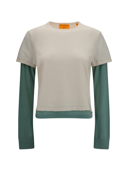 Tricou GUEST IN RESIDENCE neutru din bumbac si casmir