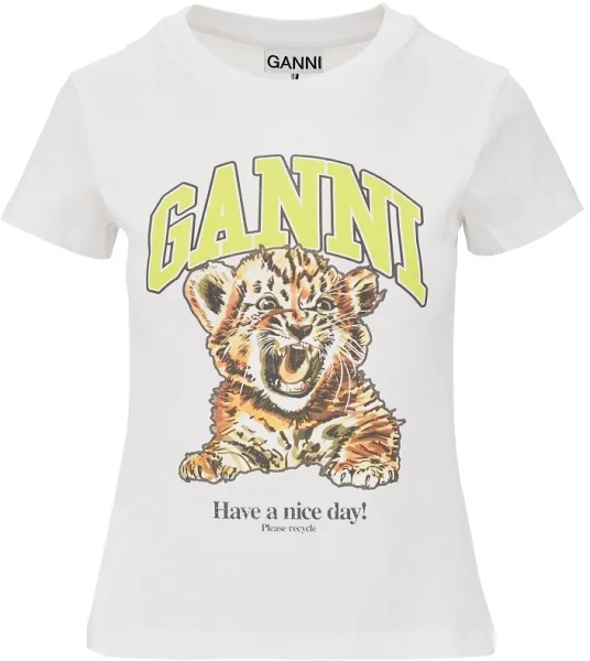 Tricou Jersey T-shirt with 'Tiger' print