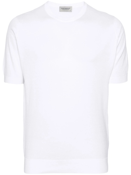 Tricou John Smedley alb