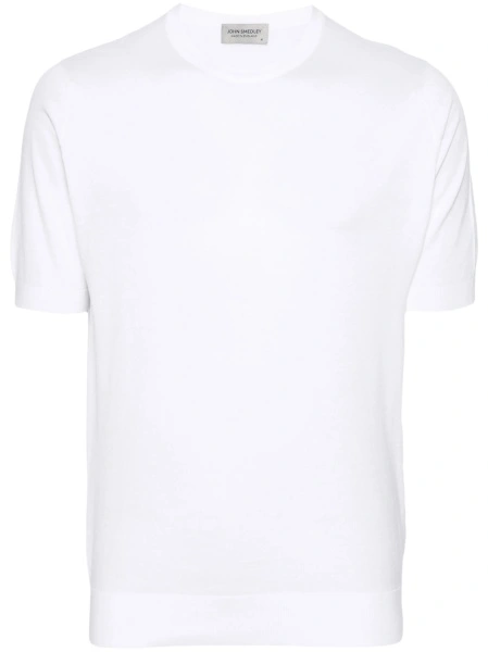 Tricou John Smedley alb
